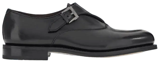 Giày Salvatore Ferragamo Single Monk Strap 'Black' 020834-753938
