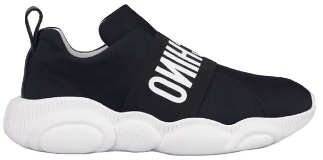 Giày Moschino Teddy Slip On With Logo 'Black' MA15073G0AMN0000