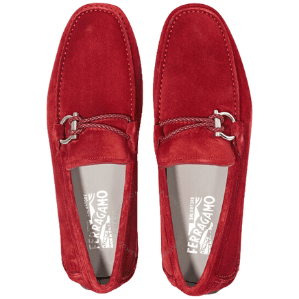 Alternative view of Giày Salvatore Ferragamo Ornament Driver 'Red' 02B796-718329