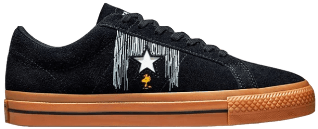 Giày Converse One Star x Peanuts 'Black' A01873C