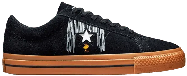 Giày Converse One Star x Peanuts 'Black' A01873C