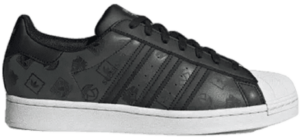 Giay Adidas Superstar 'Black Logo Print' GX8412