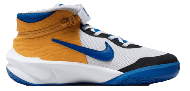 Giay Nike Team Hustle D 10 Flyease GS 'White Blue Yellow' DZ2760-141