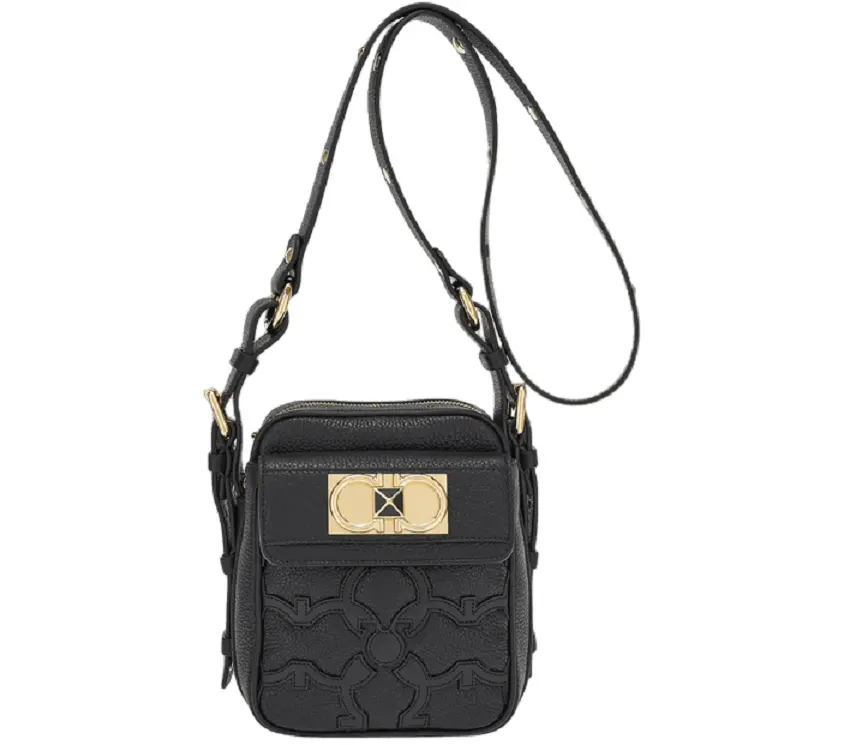 Tui Salvatore Ferragamo Gancini Camera Case 'Black' 212284-756021