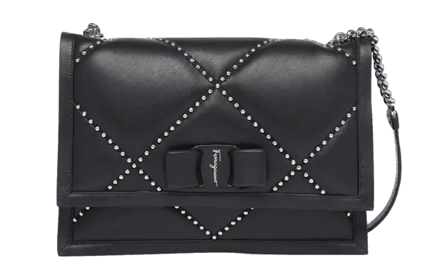 Tui Salvatore Ferragamo Viva Bow Bag 'Black' 212733-756436