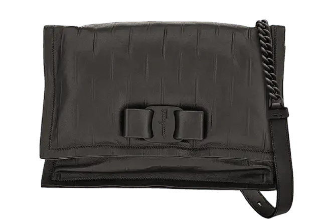 Tui Salvatore Ferragamo Viva Bow Bag 'Black' 21I287-750347