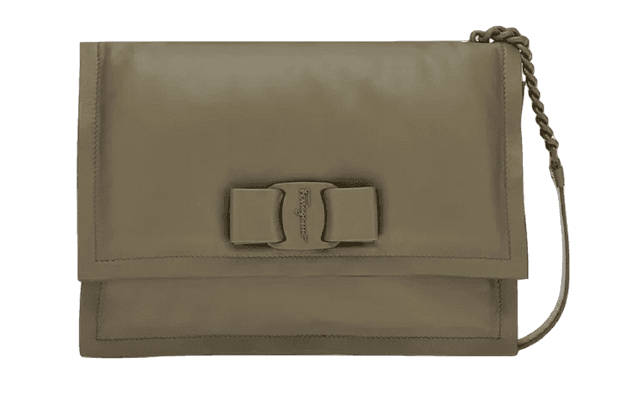 Tui Salvatore Ferragamo Viva Bow Bag 'Olive Green' 21I287-755613