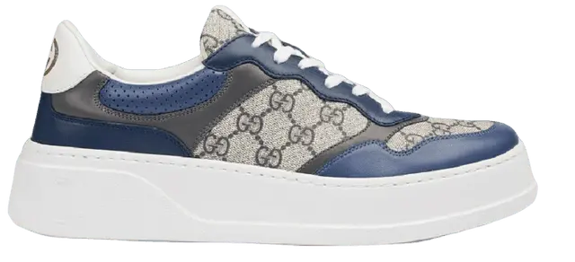 Giay Gucci GG Sneaker 'Blue Beige' ‎669582-UPGB0-4273