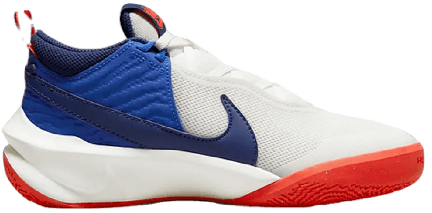 Giay Nike Team Hustle D 10 'White Blue' CW6735-103