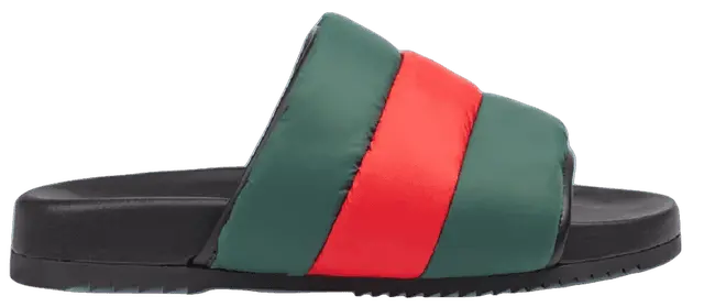 Dep Gucci Men's Padded Web Slide Sandal 'Black' 692387-UFR30-3060