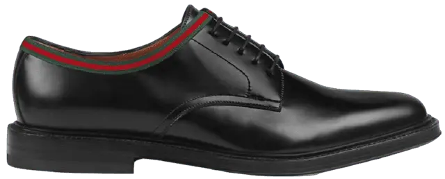 Giay Gucci Leather Lace-up 'Black' 472749-AZM30-1060
