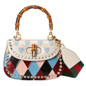 Tui Gucci Lovelight Bamboo 1947 Small Top Handle Bag 'Light Blue Pink' 675797-AAAW4-4950