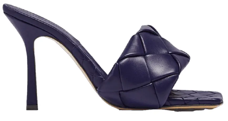 Giày Cao Gót Bottega Veneta Lido Mule 'Unicorn' 608854VBSS06085