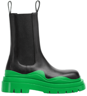 Giày Bottega Veneta Tire Chelsea Boot 'Black Grass' 630284VBS501477