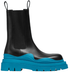 Giày Bottega Veneta Tire Chelsea Boot 'Black Blue' 630284VBS501438