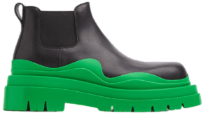 Giày Bottega Veneta Tire Ankle Chelsea Boot 'Black Grass' 630281VBS501477