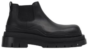 Giày Bottega Veneta Tire Ankle Chelsea Boot 'Black' 630281VBS501029