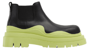 Giày Bottega Veneta Tire Ankle Chelsea Boot 'Black Seagrass' 630281VBS501273