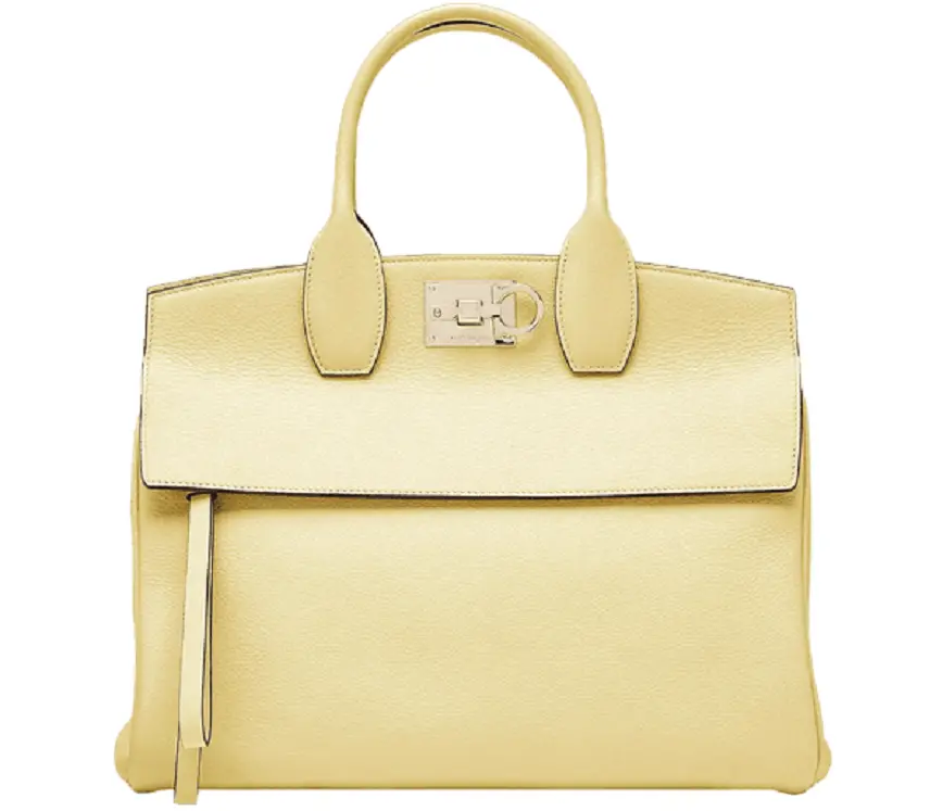 Túi Salvatore Ferragamo The Studio Leather 'Yellow' 21H15-744533