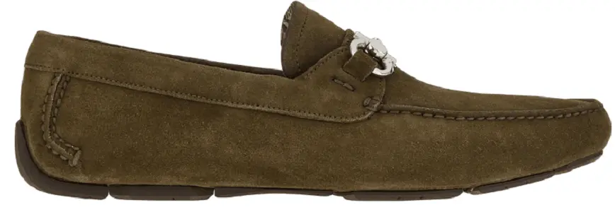 Giày Salvatore Ferragamo Driver Gancini 'Moss' 020350-753169