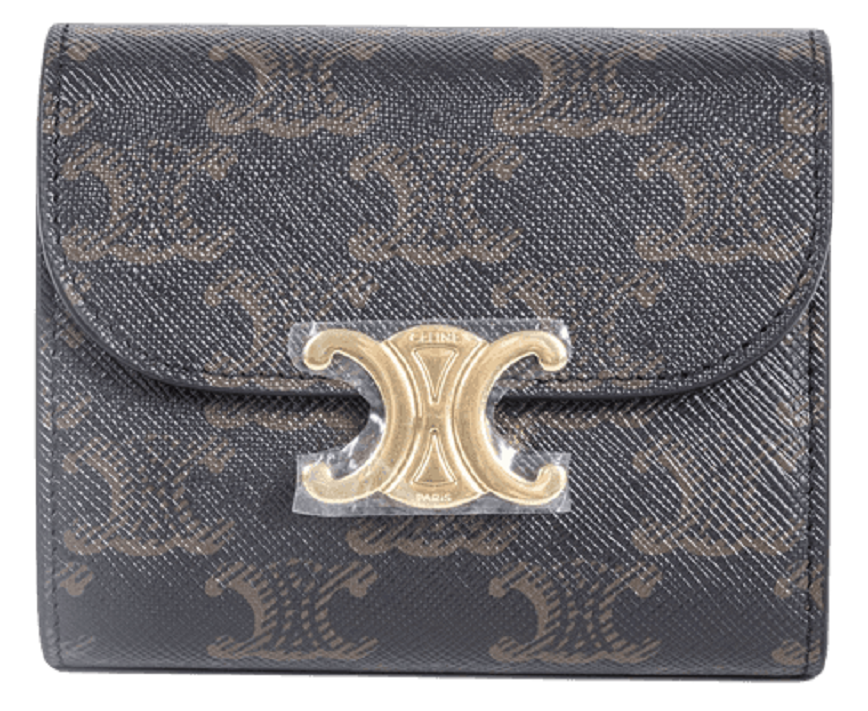 Tui Celine Small Triomphe Wallet In Triomphe Canvas 'Tan' 10D782CQH-04LU