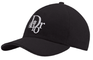 Mu Dior By Erl Baseball Cap 'Black Canvas' 243C904D4511-C980