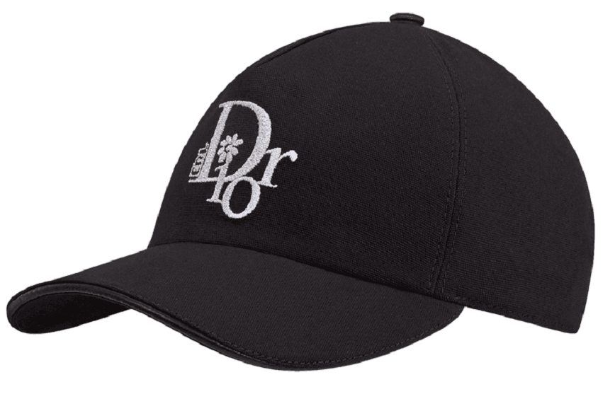 Mu Dior By Erl Baseball Cap 'Black Canvas' 243C904D4511-C980