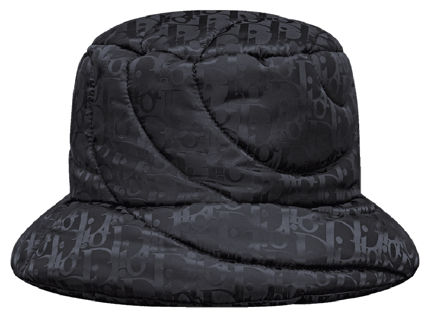 Mu Dior By Erl Bucket Hat 'Black Nylon' 243C907F4462-C989