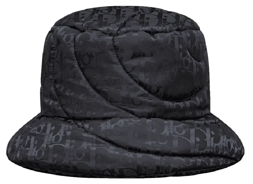 Mu Dior By Erl Bucket Hat 'Black Nylon' 243C907F4462-C989
