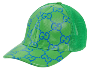 Mu Gucci GG Leather Basebal 'Green Blue' ‎728853-4HAWH-8669