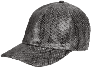 Mu Gucci GG Supreme Python Baseball 'Grey Black' 727462-4HAVG-1161