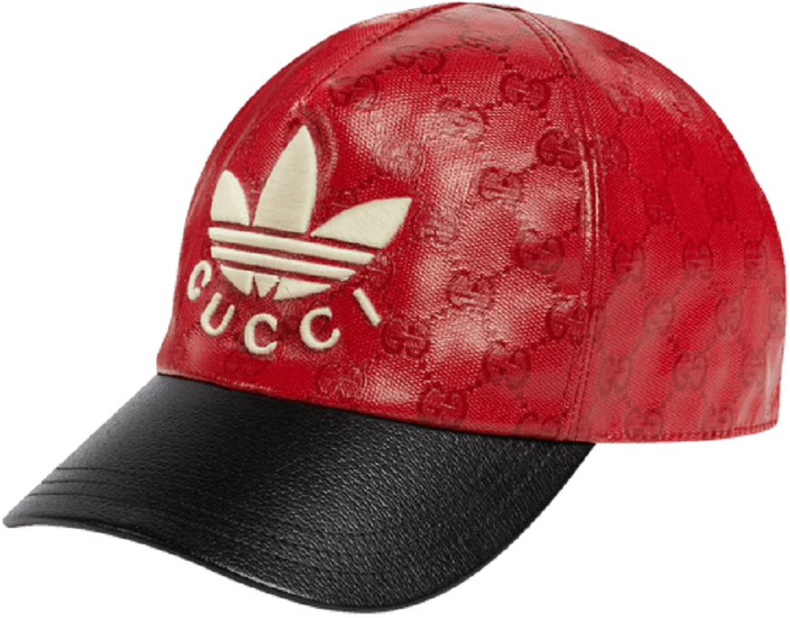 Mu Gucci Adidas x Gucci GG Canvas Baseball 'Red Black' 724833-4HAUU-6477
