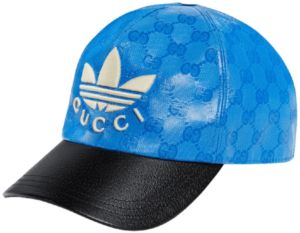 Mu Gucci Adidas x Gucci GG Canvas Baseball 'Blue Black' 724833-4HAUU-4377