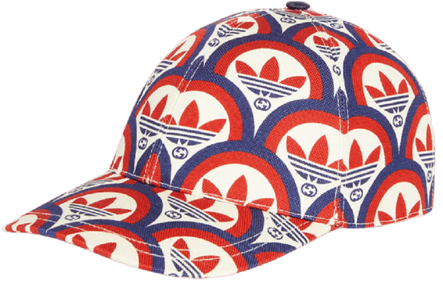 Mu Gucci Adidas x Gucci Trefoil Print Baseball 'Multicolor' ‎696485-4HAQF-6468