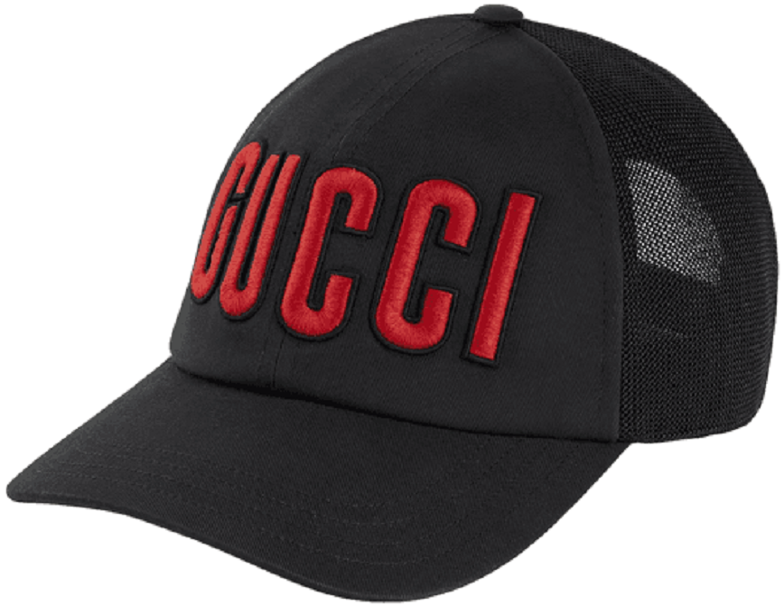 Mu Gucci Baseball Patch 'Black' 701324-4HAOY-1060