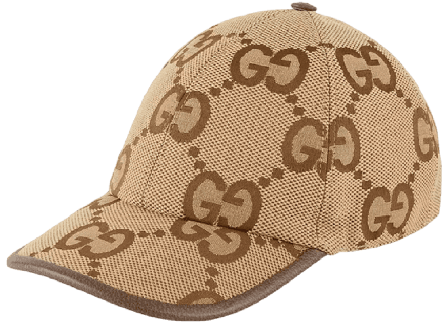 Mu Gucci Jumbo GG Canvas Baseball 'Camel Ebony' 681264-3HAGJ-2564