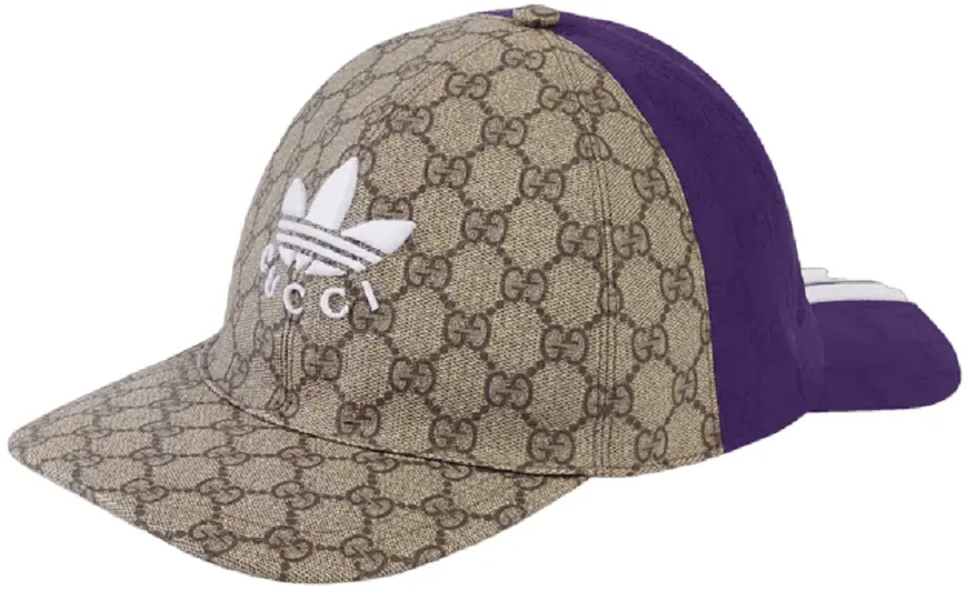 Mu Gucci Adidas x Gucci Double Sided 'Beige Purple' 719406-4HAS4-9771