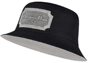 Mu Dior Couture Bucket Hat 'Black Canvas' 243C907E4511-C988