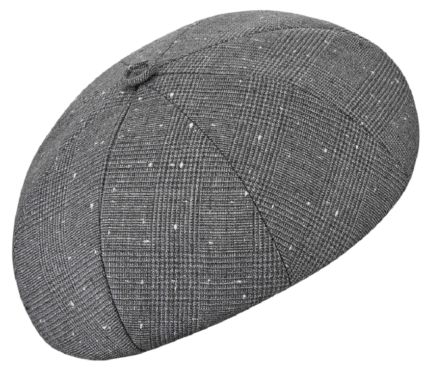 Mu Dior Beret 'Gray Prince of Wales Motif' 243C900A5633-C880