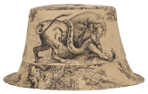 Mu Dior Small Brim Bucket Hat 'Hazelnut' 25TJV923I130-C182