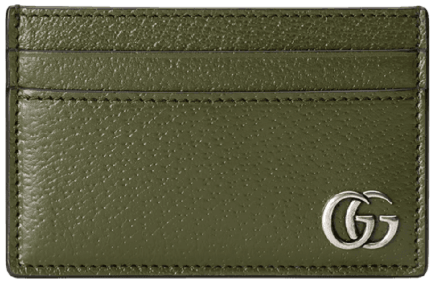 Vi Gucci GG Marmont Card Case 'Green' ‎657588-DJ20F-3352