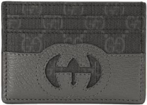 Vi Gucci Card Case Interlocking G 'Black' 701425-K9GSN-1151