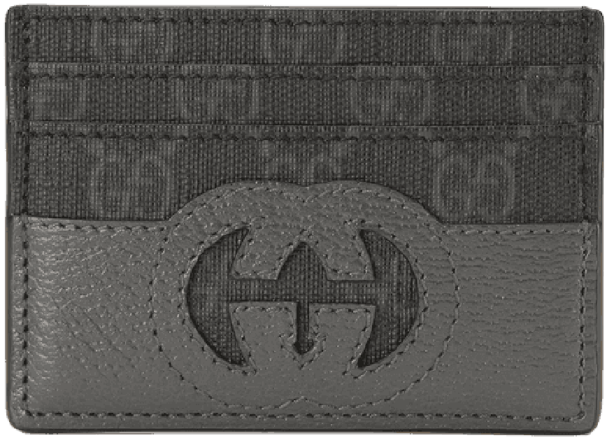 Vi Gucci Card Case Interlocking G 'Black' 701425-K9GSN-1151