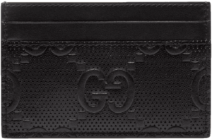 Vi Gucci GG Embossed Card Case 'Black' 625564-1W3AN-1000