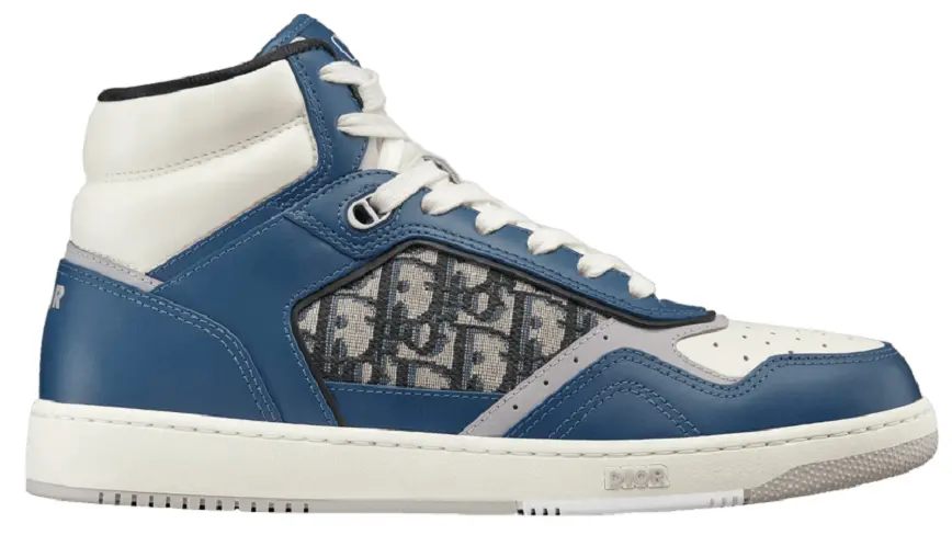 Giay Dior B27 High 'Blue Cream Dior' 3SH133ZIR-H568