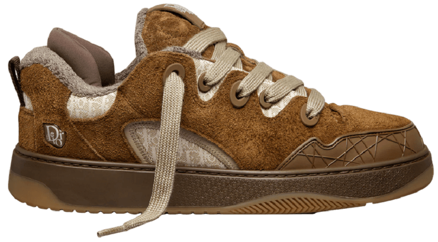 Giay Dior By Erl B9S Skater 'Brown Beige Suede' 3SN289ZTF-H767