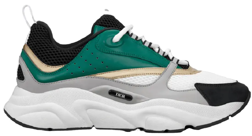 Giay Dior B22 Sneaker 'White Green' 3SN231ZTA-H668