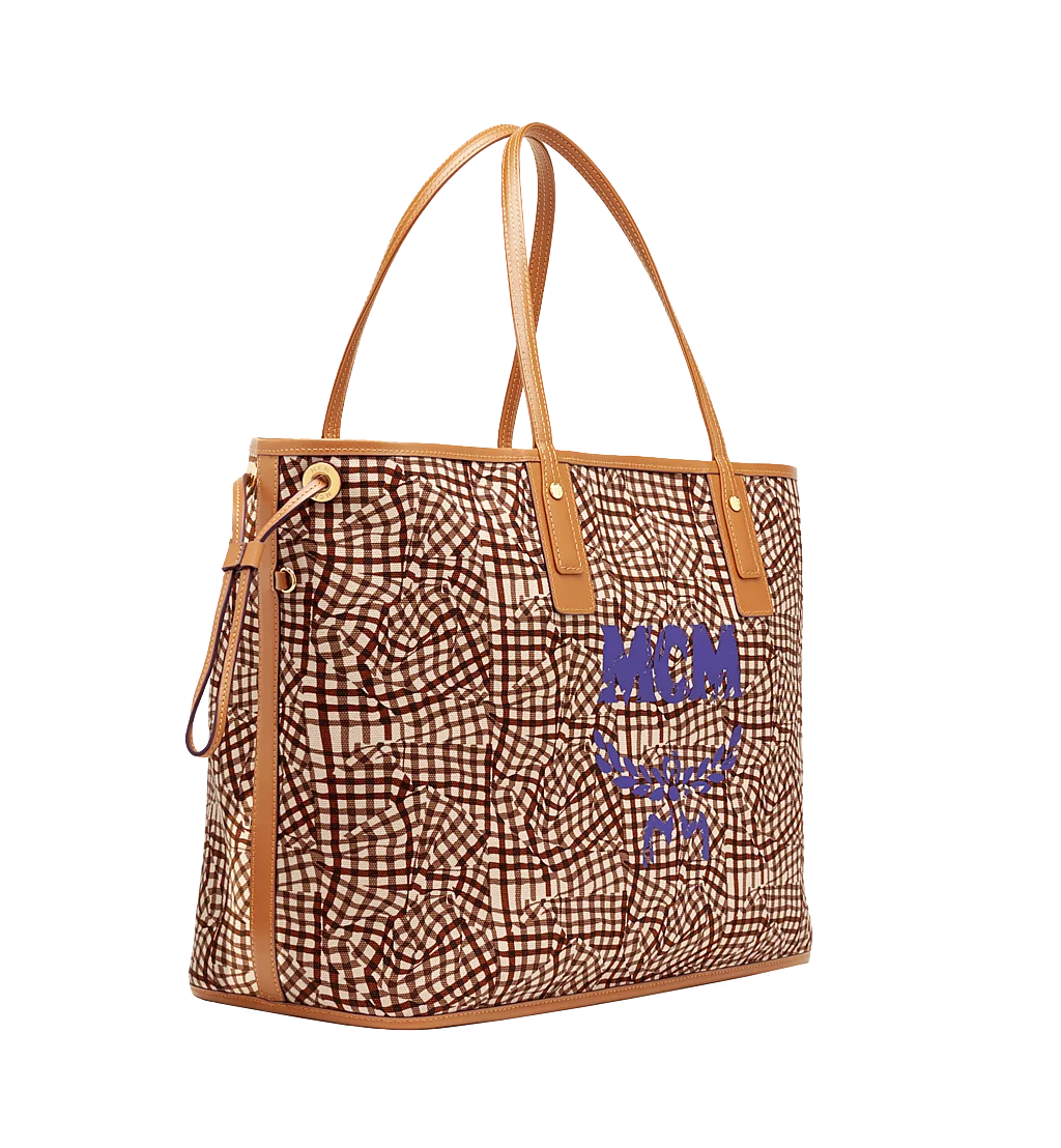 Túi MCM Reversible Liz Shopper in Visetos MWP7AVI21CO001 - Ảnh 3