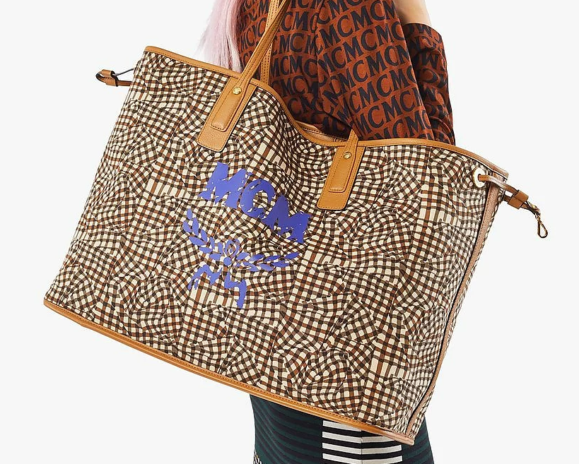 Túi MCM Reversible Liz Shopper in Visetos MWP7AVI21CO001 - Ảnh 5