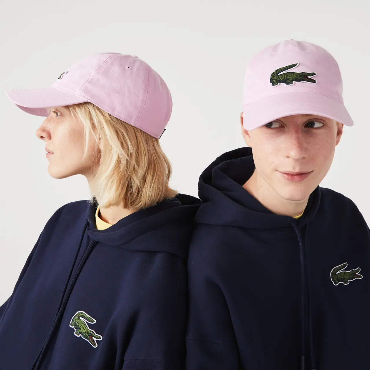 Mu Lacoste Croc Organic Cotton Twill 'Pink' RK1502-52N-Z4H